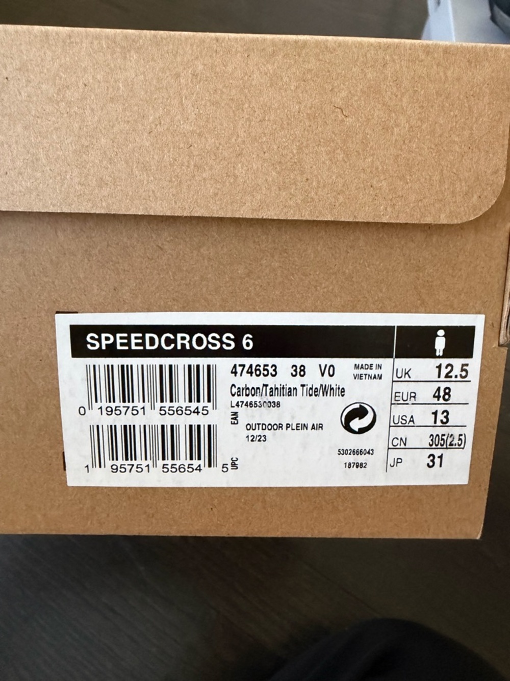 NWT Salomon Men's Speedcross 6 Trail Running Shoes ; Size 13 - Picture 6 of 7